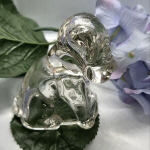 1940s Federal Glass Mopey Dog Candy Container